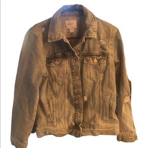 Old navy classic ripped jean jacket